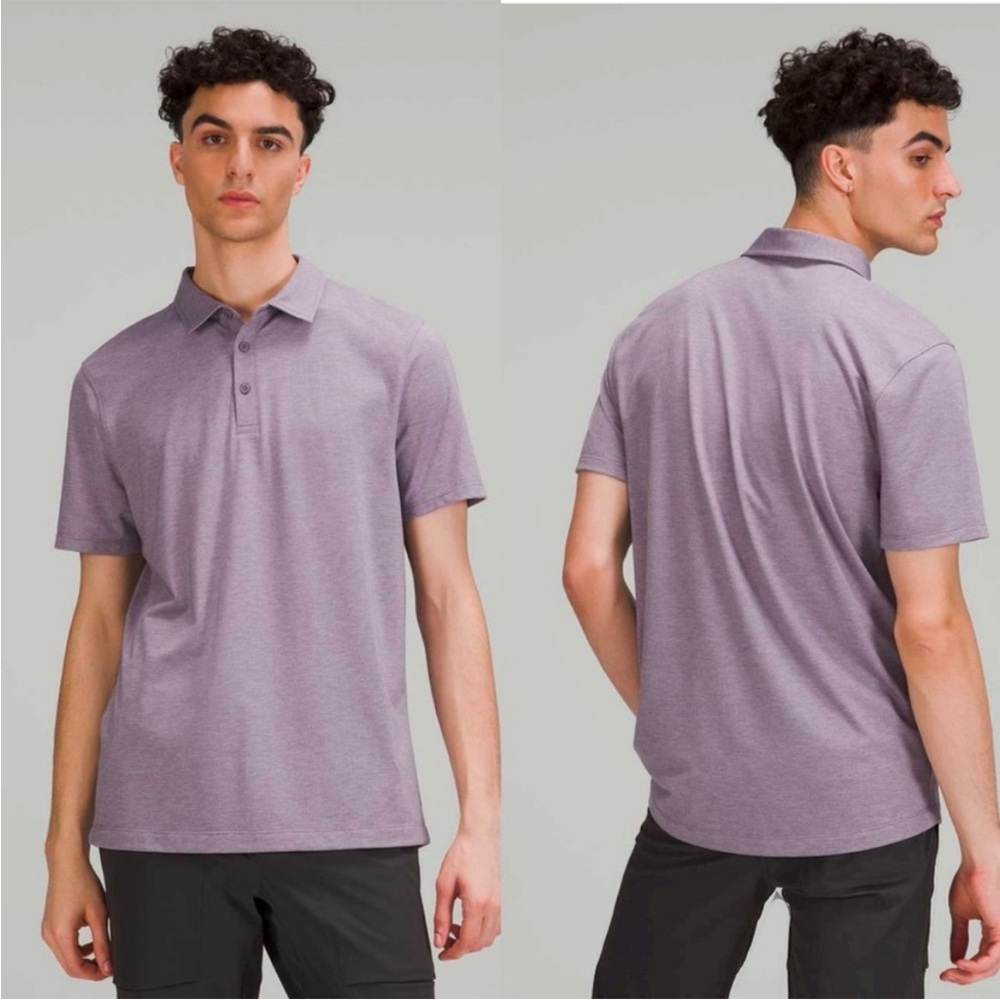 Lululemon Evolution Polo/Golf Shirt Lavender *Flaw*